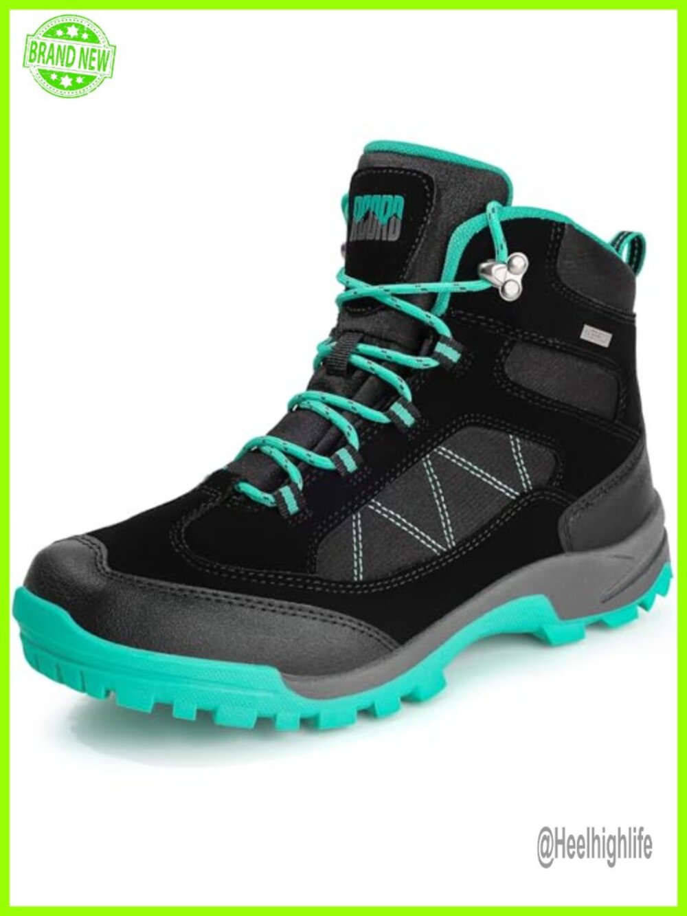 Waterproof Mid-Cut Hiking Boots Cushioned Ankle Support Non Slip